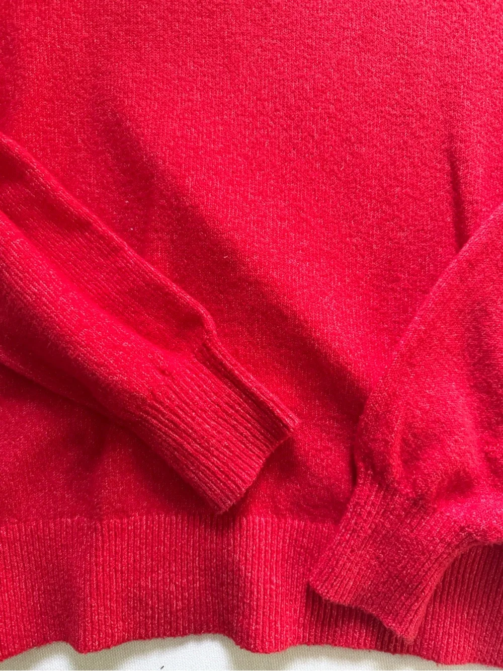 LOFT Crewneck Sweater with Heart Accent